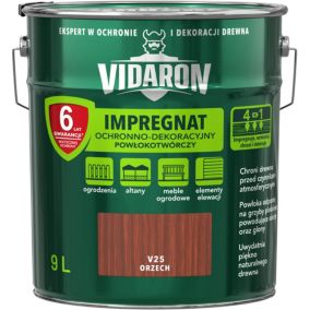 Impregnat do drewna Vidaron orzech 9 l