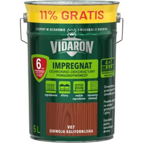 Impregnat do drewna Vidaron sekwoja kalifornijska 4,5 l + 11%