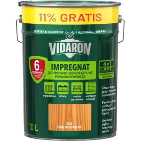 Impregnat do drewna Vidaron teak naturalny 9 l + 11%