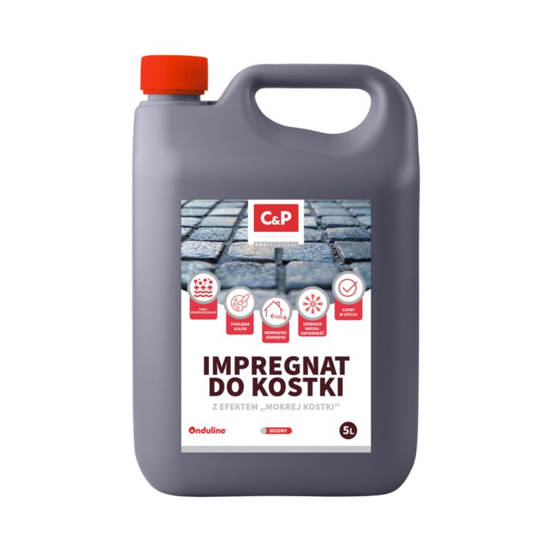 Impregnat do kostki Onduline Clean and Protect efekt mokrej kostki wodny 5 l