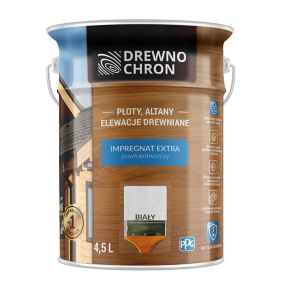 Impregnat Drewnochron Extra Powłokotwórczy biały 4,5 l