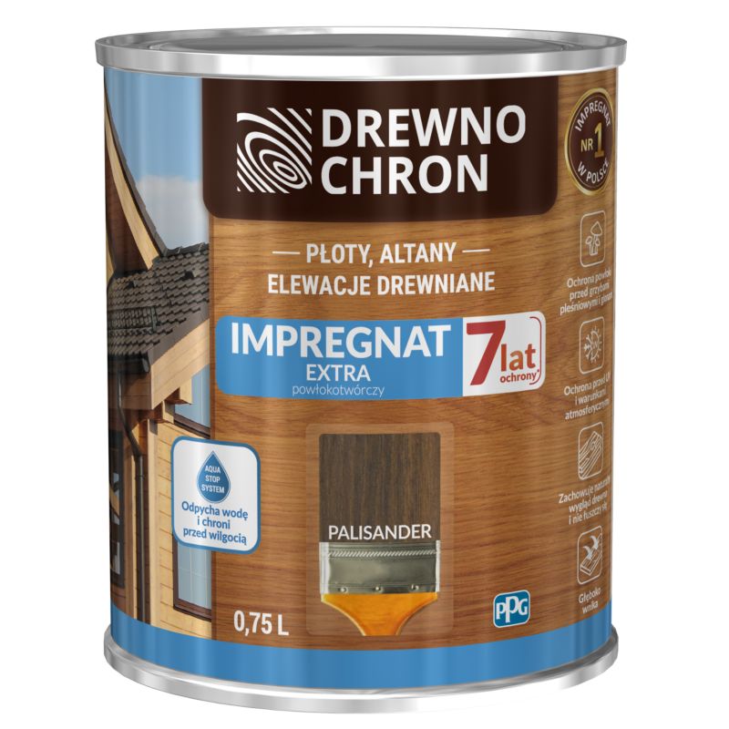 Impregnat Drewnochron Extra Powłokotwórczy palisander 0,75 l