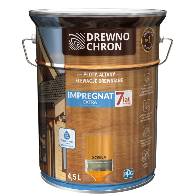 Impregnat Drewnochron Extra Powłokotwórczy sosna 4,5 l