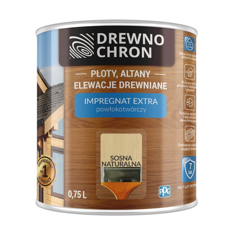 Impregnat Drewnochron Extra Powłokotwórczy sosna naturalna 0,75 l