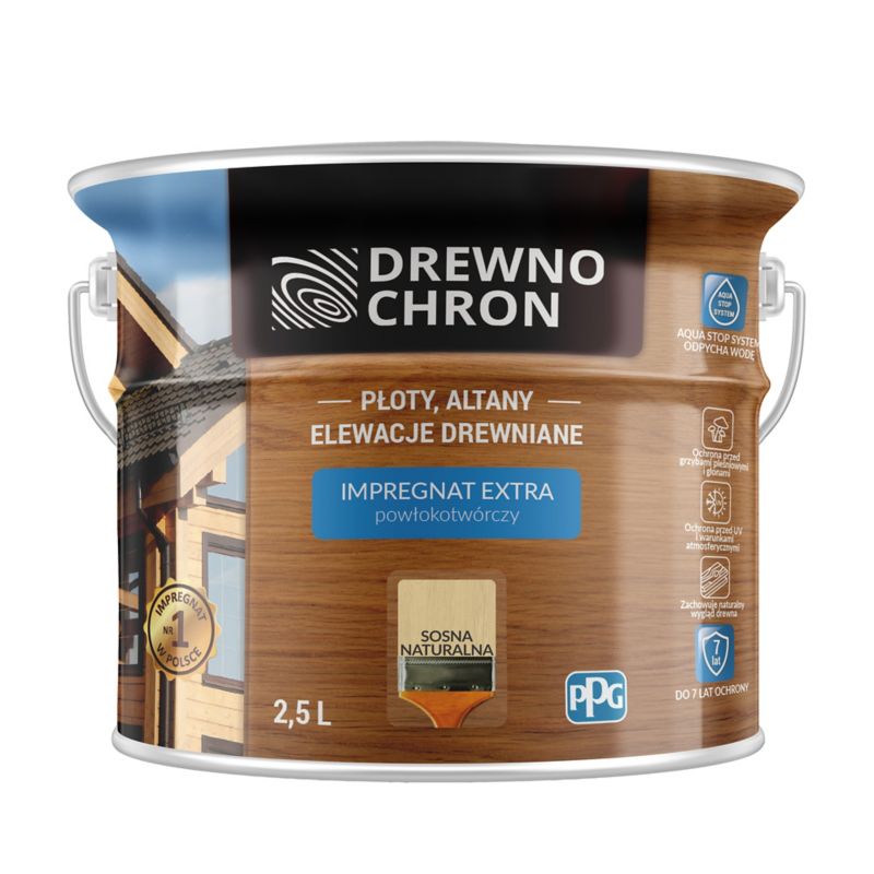Impregnat Drewnochron Extra Powłokotwórczy sosna naturalna 2,5 l