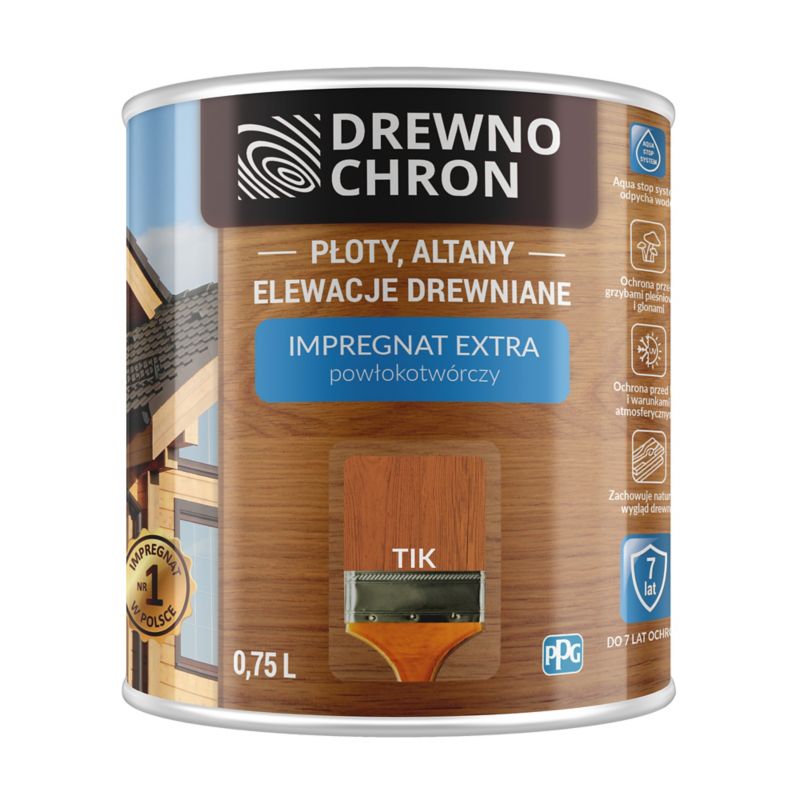 Impregnat Drewnochron Extra Powłokotwórczy tik 0,75 l