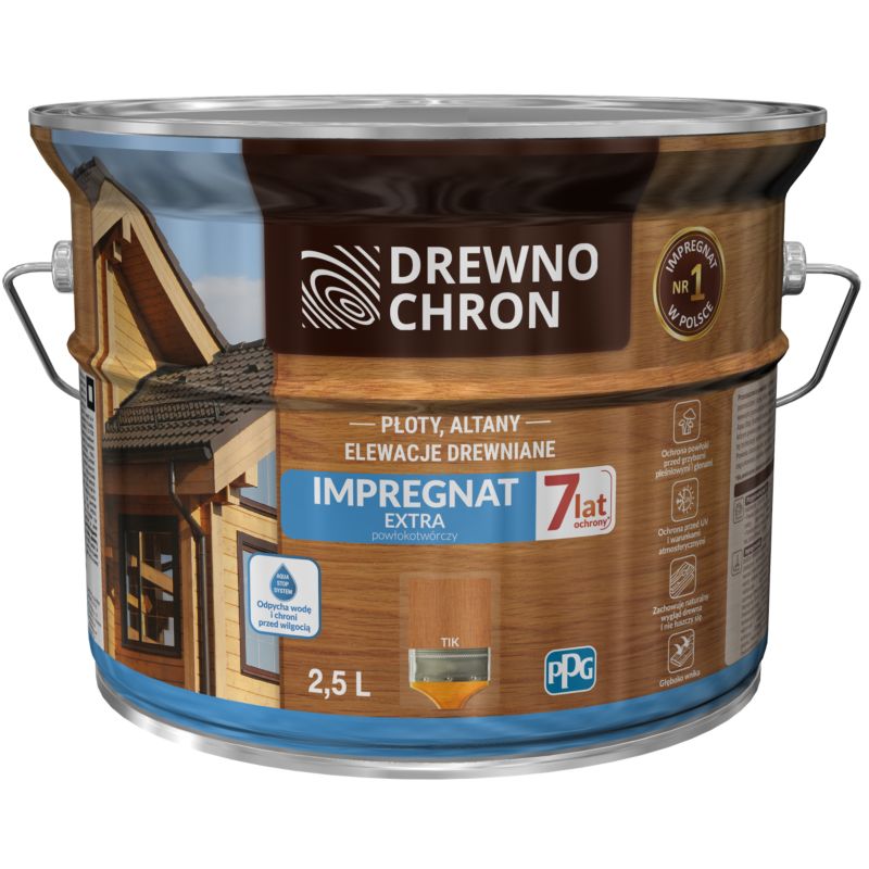 Impregnat Drewnochron Extra Powłokotwórczy tik 2,5 l
