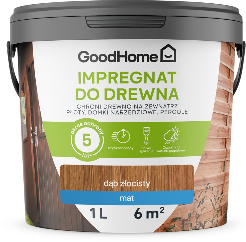 Impregnat GoodHome złoty dąb 1 l