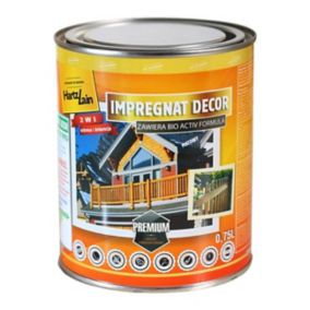 Impregnat HartzLack Decor grafitowy 0,75 l
