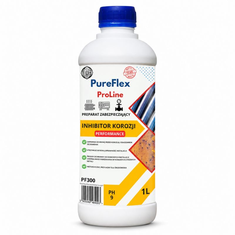 Inhibitor korozji do CO PureFlex PF300 koncentrat do instalacji grzewczych i pomp ciepła 1L 1szt.
