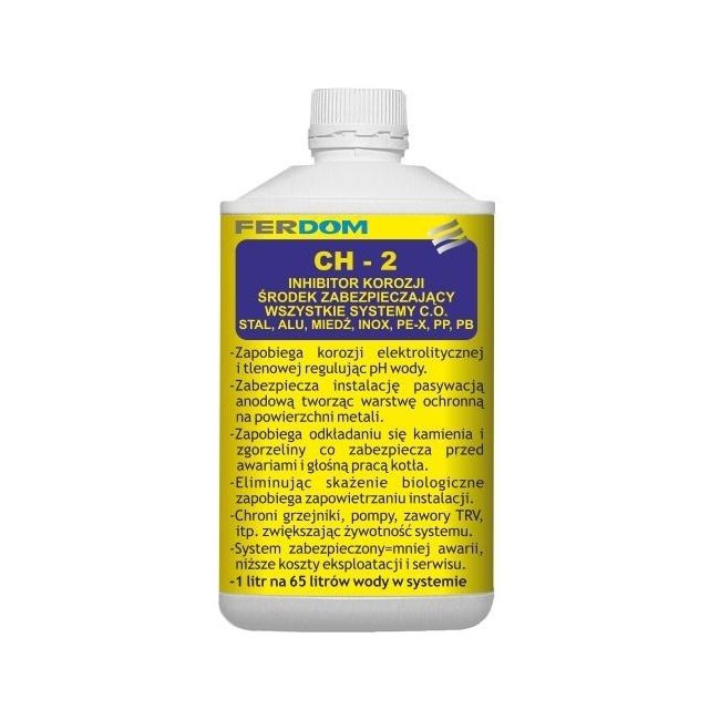 Inhibitor nowej generacji Ferpro Ferdom CH-2 do instalacji C.O. 1,5% 1 l