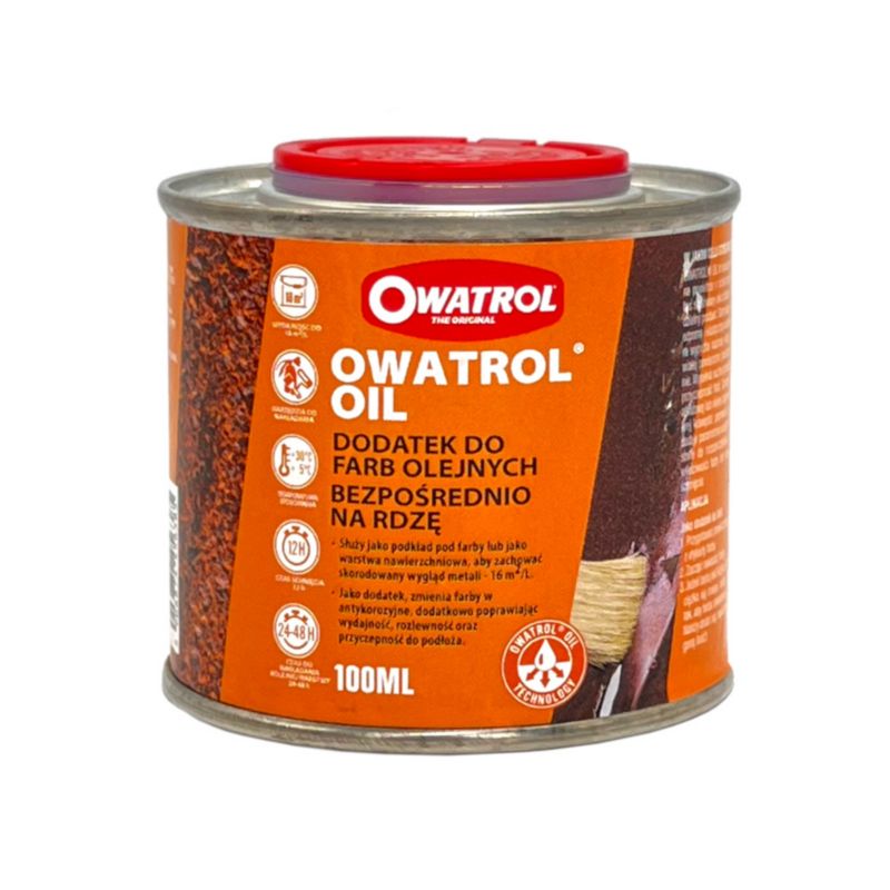 Inhibitor rdzy, środek zatrzymujący postęp korozji Rustol Owatrol Oil dodatek do farb 100ml