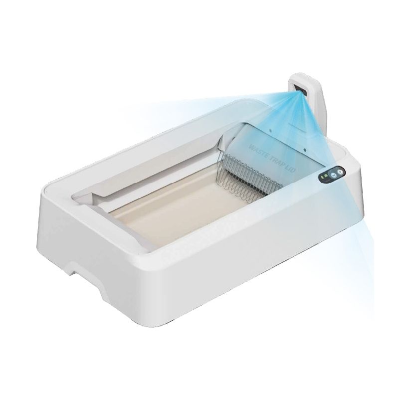 Inteligentna samoczyszcząca kuweta dla kota PetKit Purobot Crystal Duo z kamerą AI biała 1 szt.