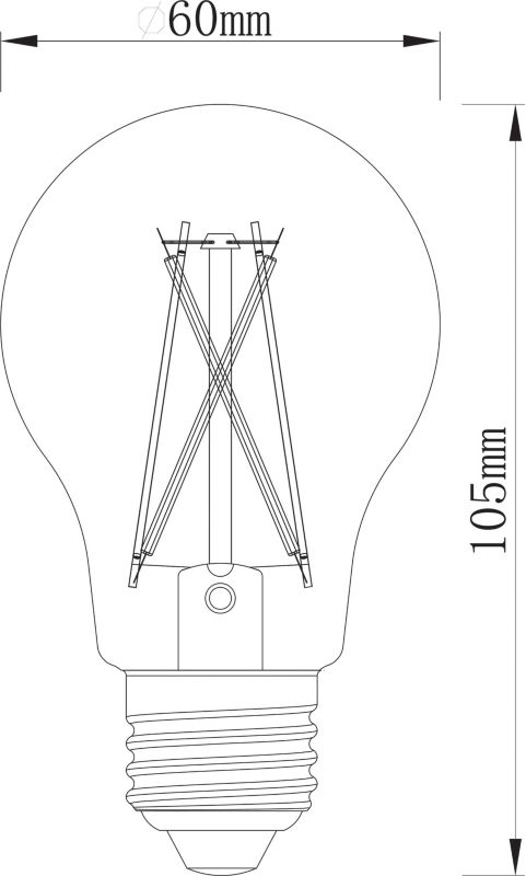 Inteligentna żarówka LED Filament Jacobsen Myko A60 E27 806 lm CCT