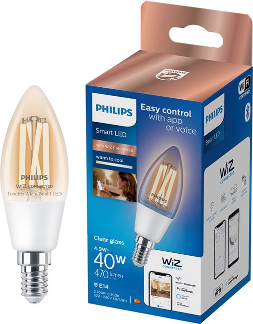 Inteligentna żarówka LED Smart Philips C35 E14 2700/6500 K