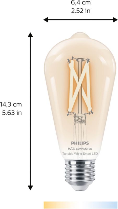 Inteligentna żarówka LED Smart Philips ST64 E27 2700/6500 K