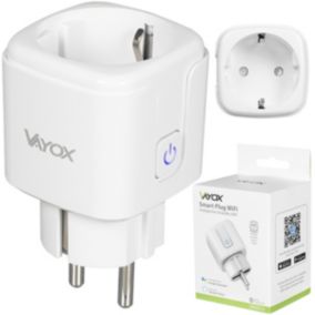Inteligentne gniazdko Vayox VA0010 WiFi SMART Tuya pomiar zużycia energii 16A/3680W 1 szt.
