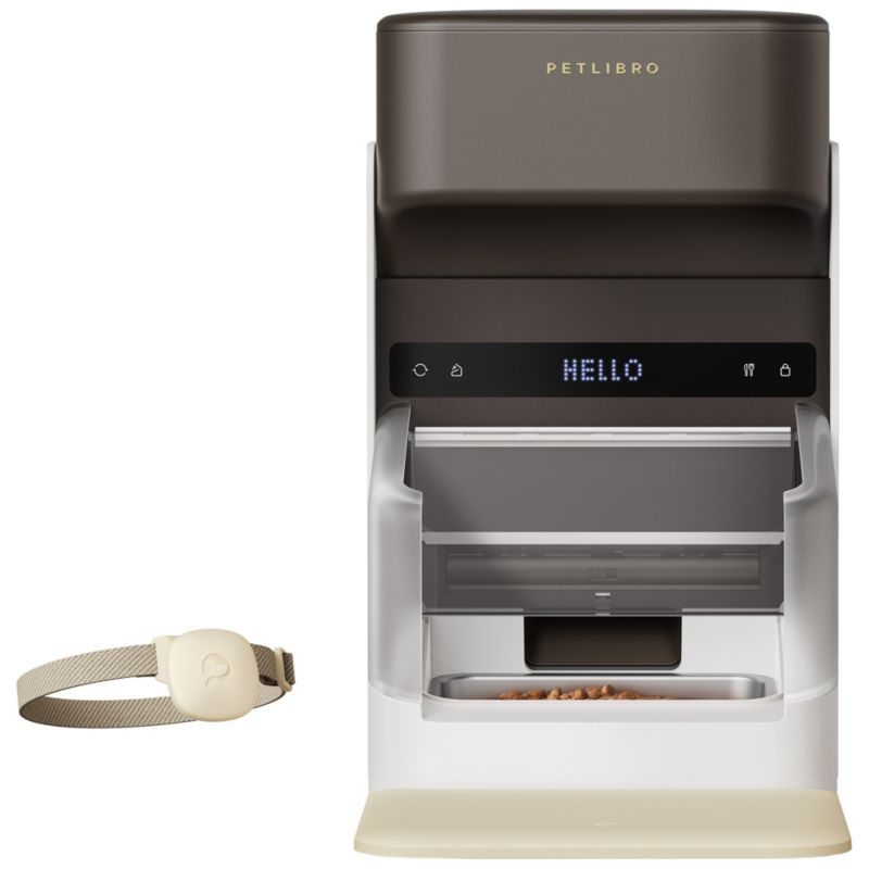 Inteligentny dozownik karmy Petlibro RFID z obrożą, 3L