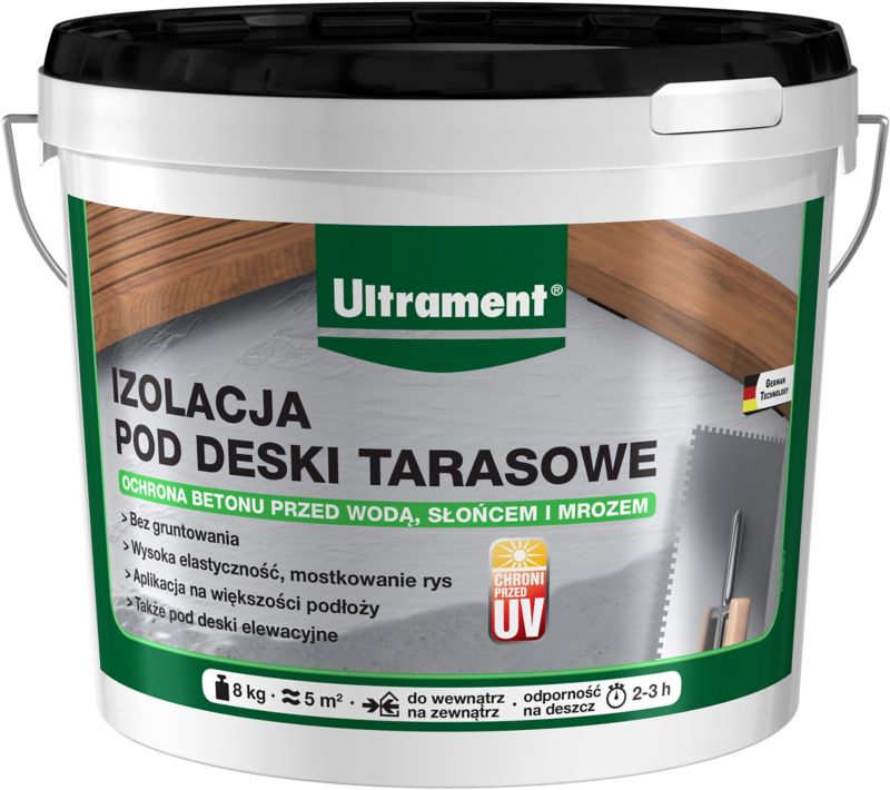 Izolacja pod deski tarasowe Ultrament 8 kg