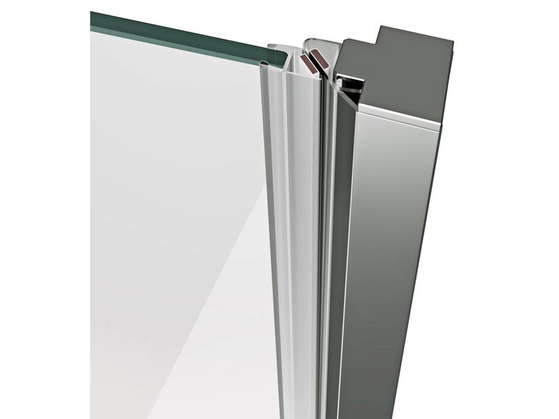 Jednoczęściowe drzwi prysznicowe Ravak COOL COSD1 90 chrom transparent 1szt