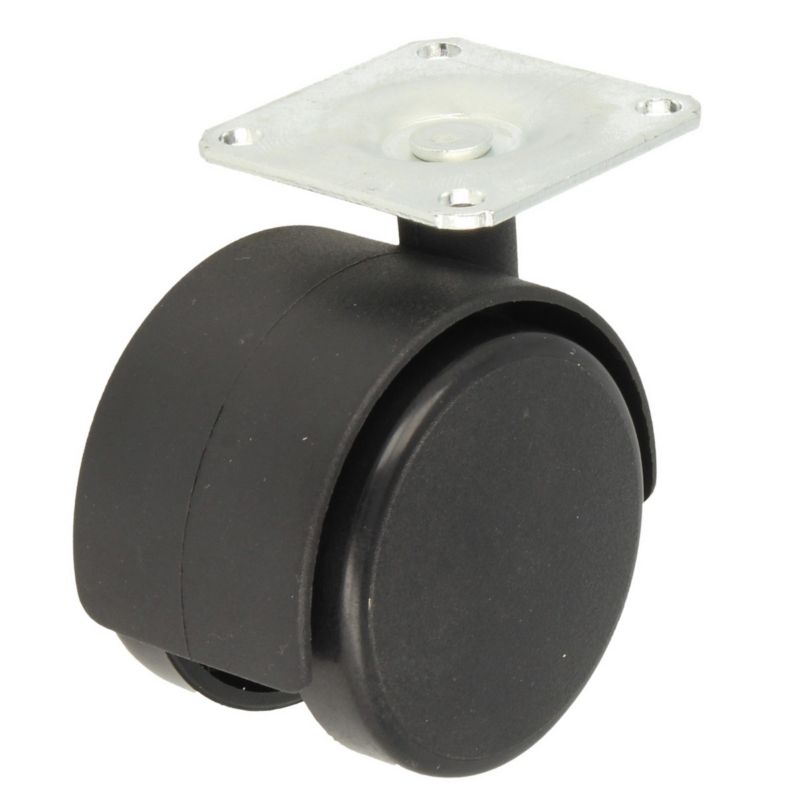 Kółko meblowe na płytce Hakner No.16 fi50mm h-66mm - 1 szt.