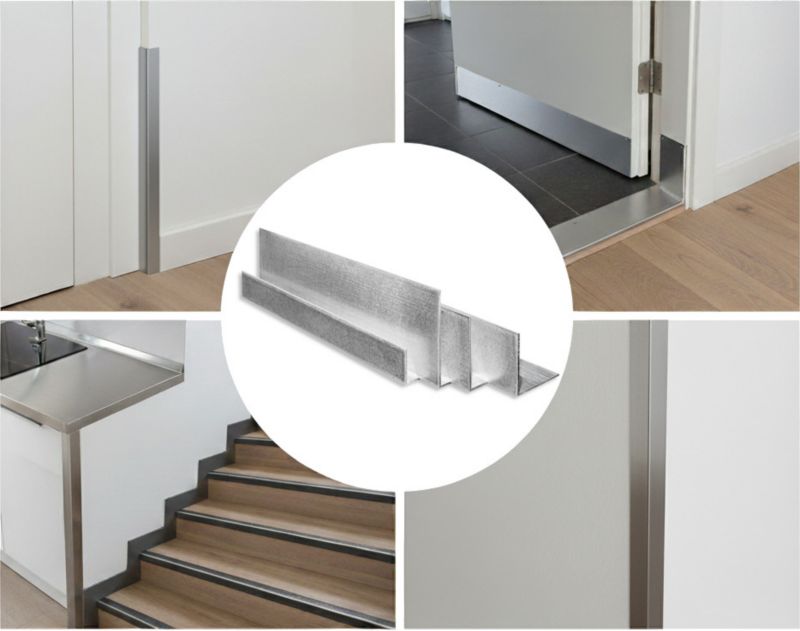 Kątownik Aluminiowy SATYNOWANY GAL-INDUSTRIAL 40x20x3mm 30cm Alu + Cięcie na wymiar 1 szt.