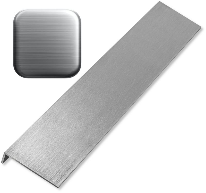 Kątownik Aluminiowy SZCZOTKOWANY GAL-INDUSTRIAL 50x30x4mm 60cm Alu + Cięcie na wymiar 1 szt.