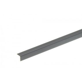 Kątownik Cezar 10x10x1,1mm 1m PVC Szary Ciemny RAL7037 1 szt.