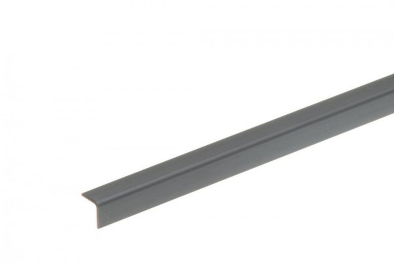 Kątownik Cezar 10x10x1,1mm 2,75m PVC Szary Ciemny RAL7037 1 szt.