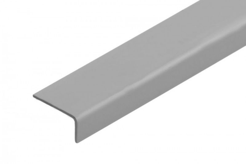 Kątownik Cezar 20x10x1,1mm 1m PVC Szary Ciemny RAL7037 1 szt.