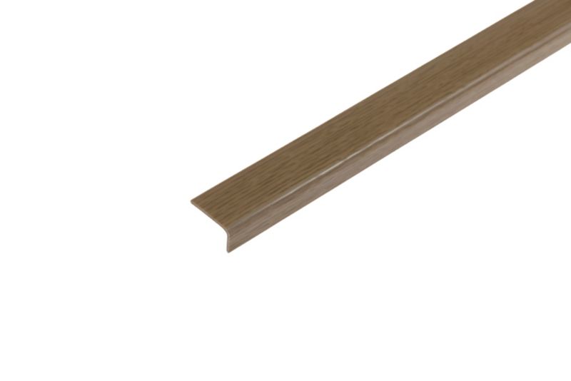 Kątownik Cezar 20x10x1,1mm 2,75m PVC Dąb Ciemny 1 szt.