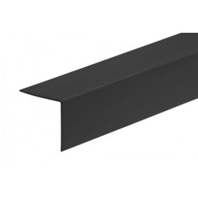 Kątownik Cezar 30x30x1,1mm 2m PVC Czarny RAL9005 1 szt.