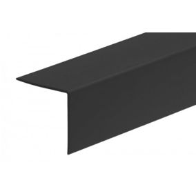 Kątownik Cezar 50x50x1,1mm 1,00m PVC Czarny RAL9005 1 szt.