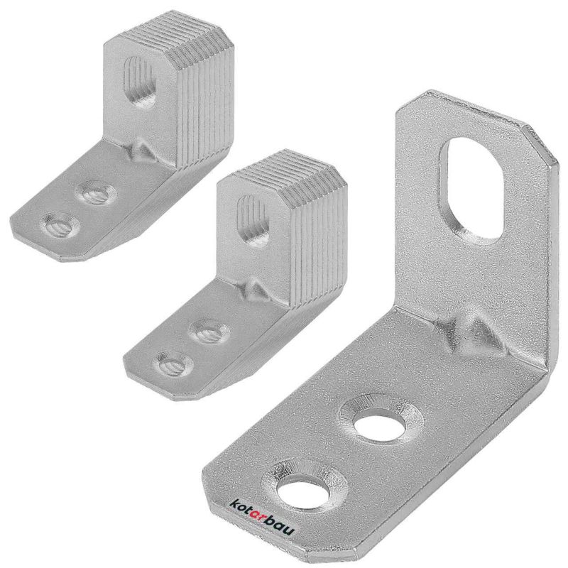 Kątownik ciesielski KOTARBAU łącznik meblowy 25x35x16 mm 25 szt.