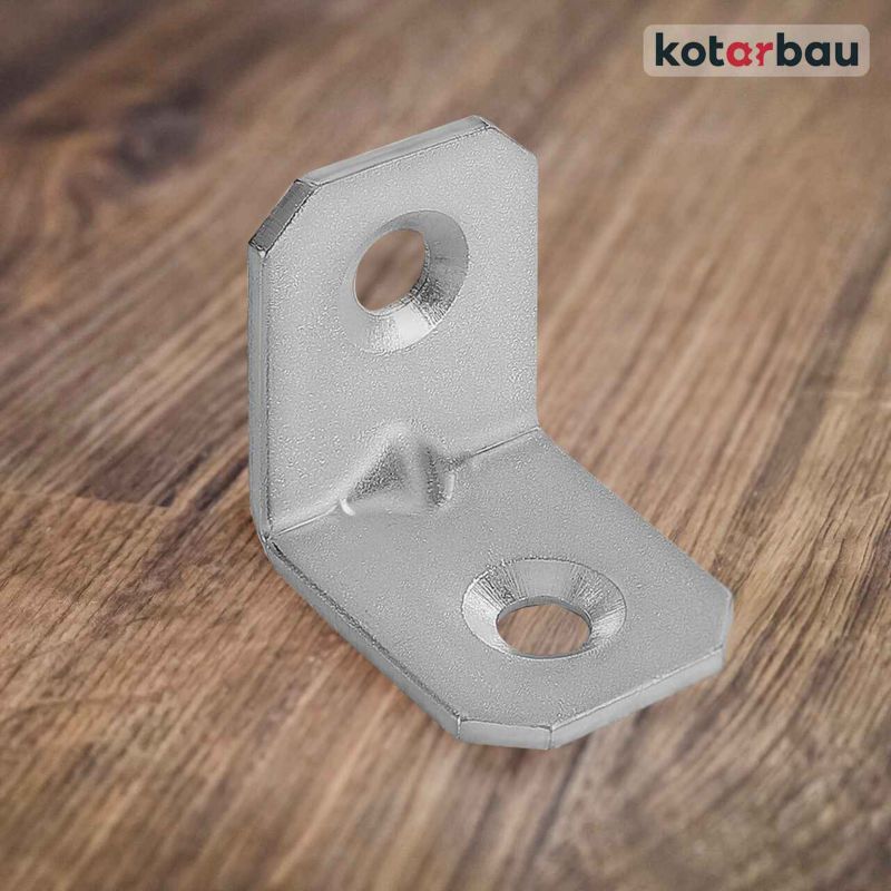 Kątownik ciesielski KOTARBAU łącznik meblowy 25x35x16 mm 50 szt.
