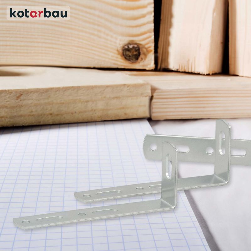 Kątownik ciesielski KOTARBAU meblowy 90x35x15 mm 100 szt.
