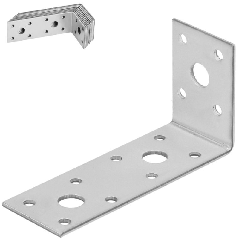 Kątownik ciesielski KOTARBAU nierdzewny ocynkowany 100x50x35 mm 12 szt.