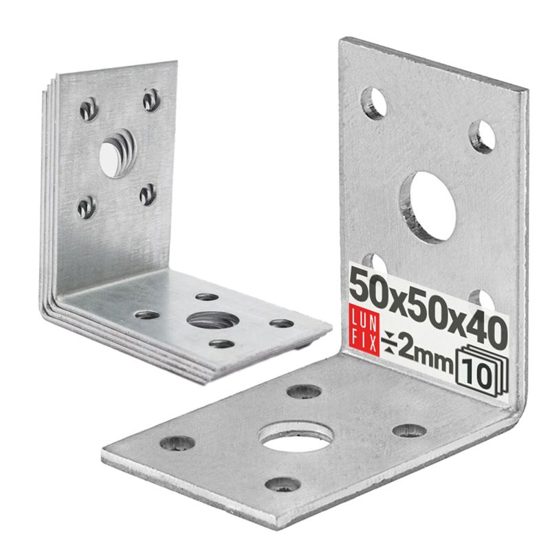 Kątownik ciesielski Lun Fix 50x50x40x2 10szt.