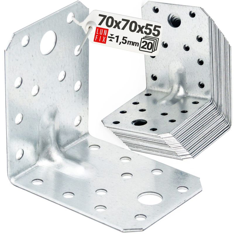 Kątownik ciesielski Lun Fix 70x70x55x1,5 20szt.