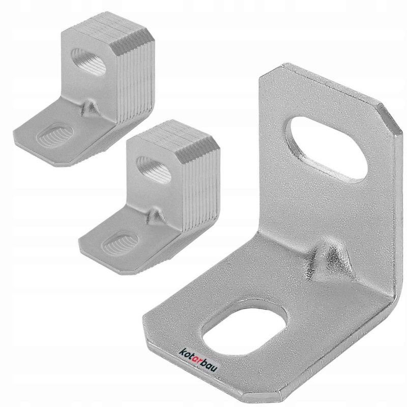 Kątownik łącznik KOTARBAU 25x25x18 mm meblowy regulowany 25 szt.