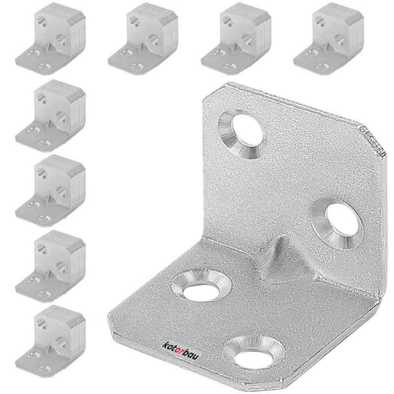 Kątownik łącznik KOTARBAU ciesielski 25x25x25 mm 50 szt.