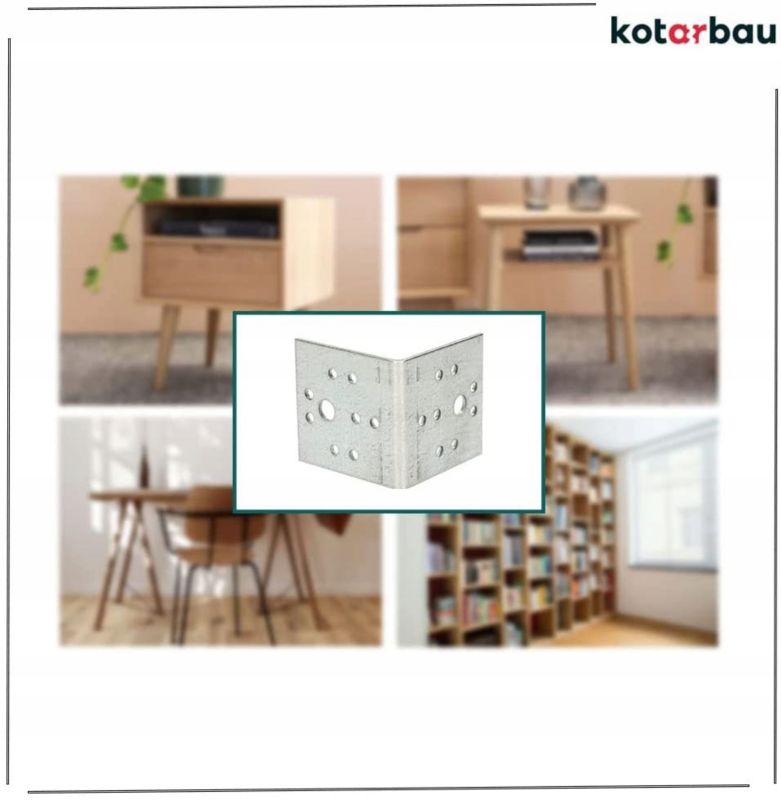 Kątownik łącznik KOTARBAU ciesielski 50x50x50 mm 100 szt.