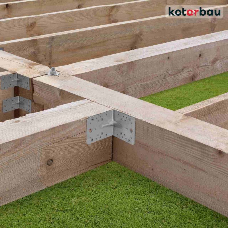 Kątownik łącznik KOTARBAU ciesielski 60x60x45 mm25 szt.