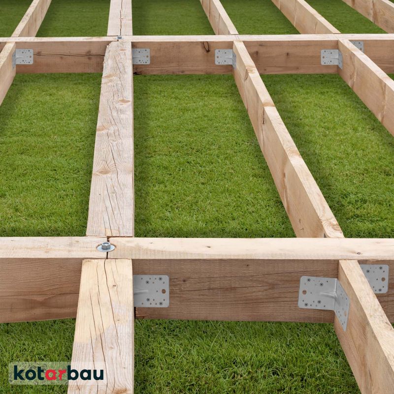 Kątownik łącznik KOTARBAU ciesielski 75x75x55 mm 12 szt.