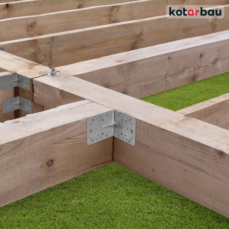 Kątownik łącznik KOTARBAU ciesielski 75x75x55 mm 12 szt.