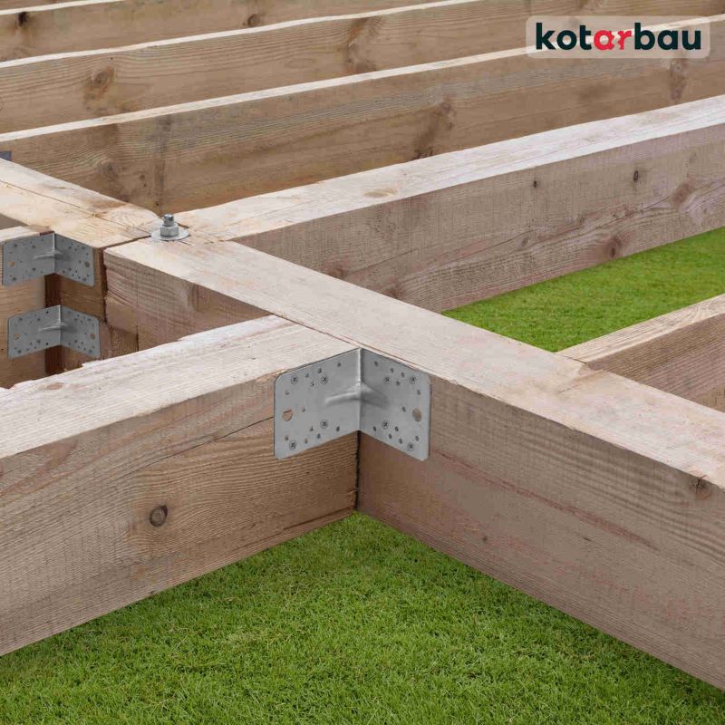 Kątownik łącznik KOTARBAU ciesielski 80x80x80 mm 25 szt.