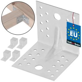Kątownik łącznik KOTARBAU ciesielski 80x80x80 mm 50szt.