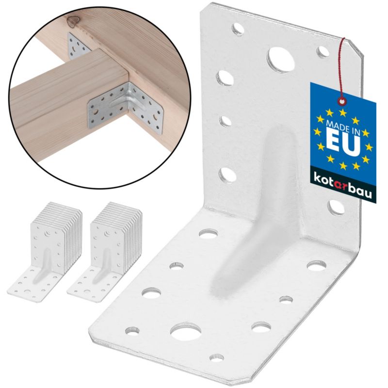 Kątownik łącznik KOTARBAU ciesielski 90x90x65 mm 25 szt.