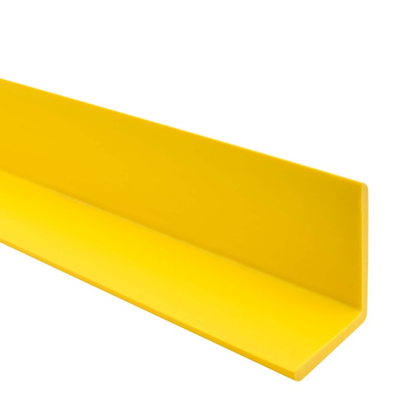 Kątownik miękki PCV 40x40mm, QUEST ochronny profil L kątowy, narożnik odbojnikowy, KM, żółty, 1m