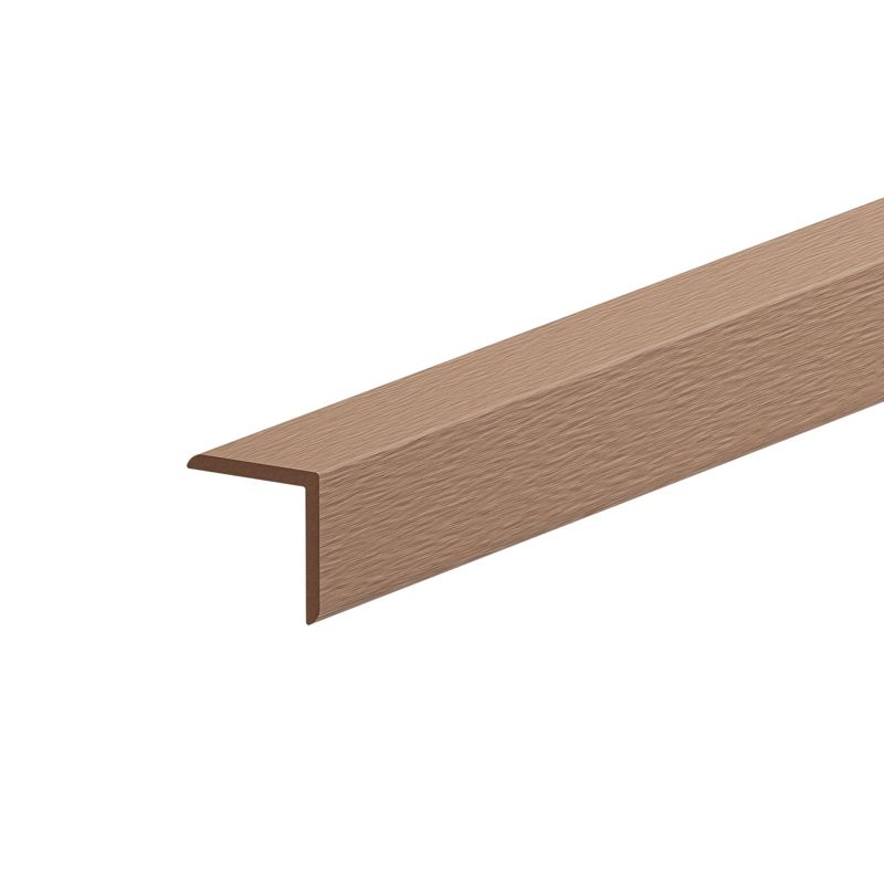 Kątownik NORDECK 2200 x 48 x 48 mm kompozytowy WPC, Skogline teak 1 szt.